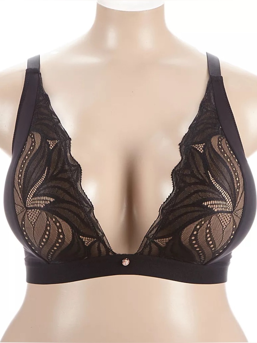 *NWOT* Scantilly by Curvy Kate Indulgence Bralette in Black/Latte